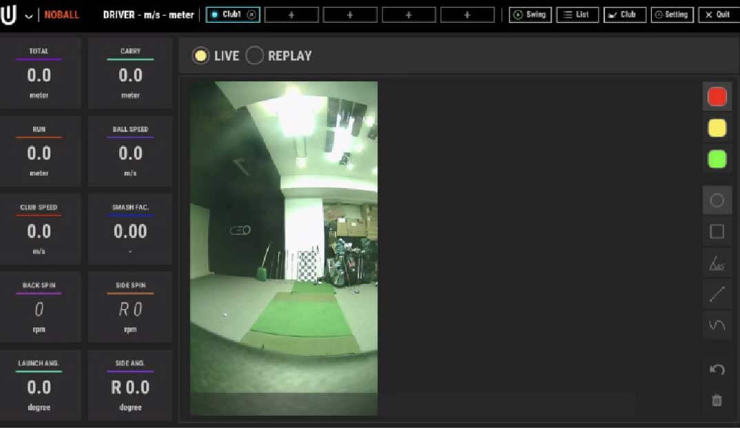 スイング動作解析